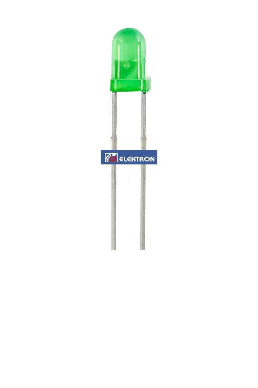 Dioda LED 3mm zielona