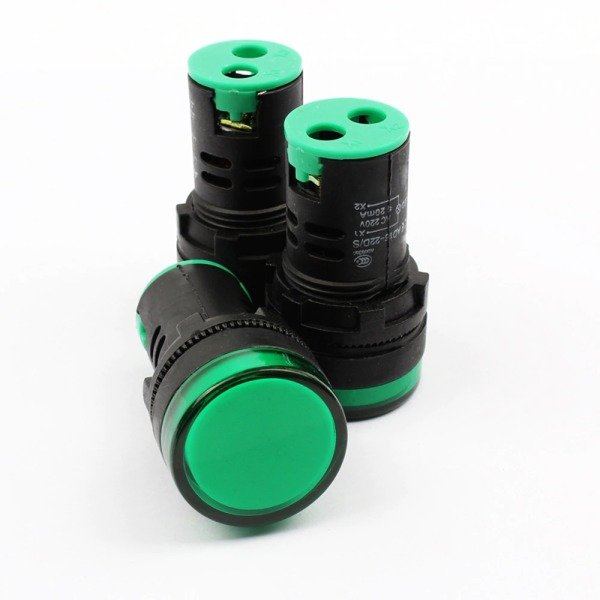 Kontrolka LED zielona AD16-22DS CB-103149