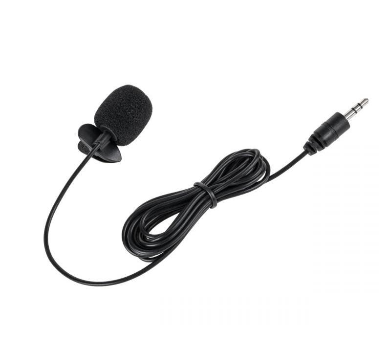 Mikrofon z klipsem na kablu 2m Jack 3,5mm CB-1086