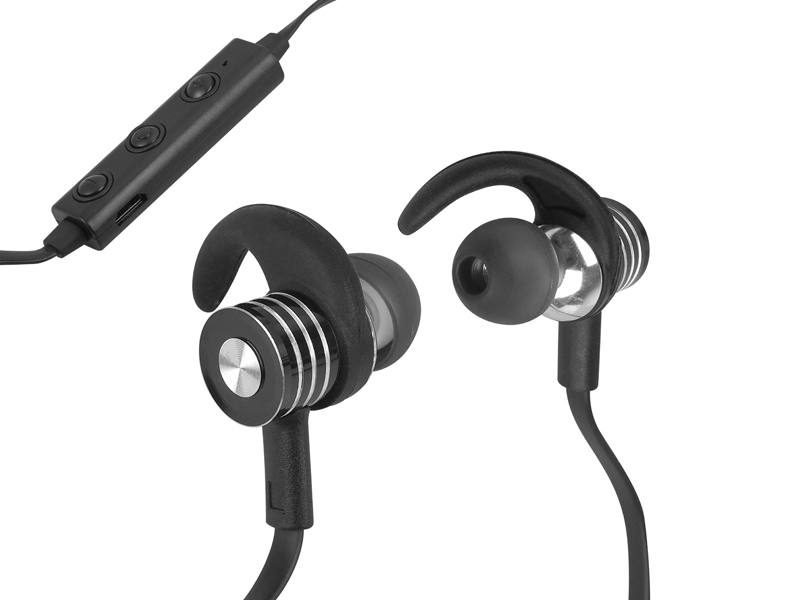 Słuchawki douszne Bluetooth LTC70 czarne CB-1225