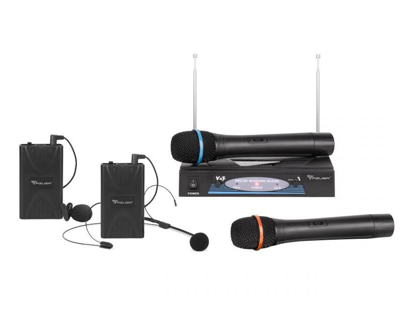 Mikrofon 2-kanałowy VHF zestaw premium CB-1410