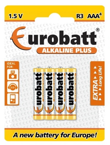 Bateria LR03 Alkaine kpl.4szt Eurobatt CB-16151