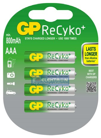 Akumulator GP Recyko R3 AAA 800mAh CB-16184