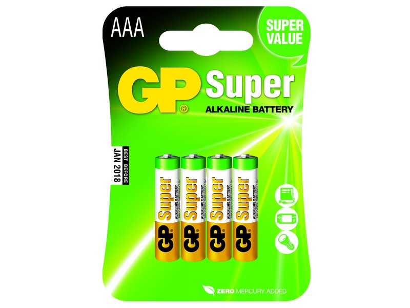 Bateria GP LR03 Super Alkaline CB-16239 - Kliknij obrazek, aby zamknłć