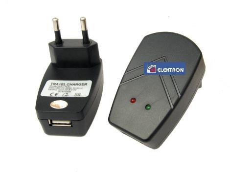 Ładowarka sieciowa USB 5V/1000mA CB-16682