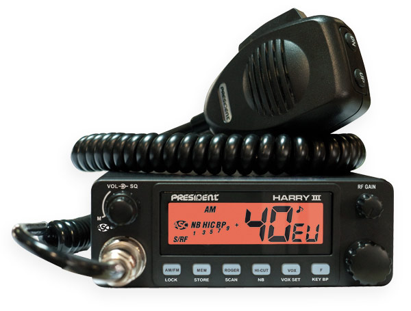 Radiotelefon President Harry III ASC 12/24V CB-173
