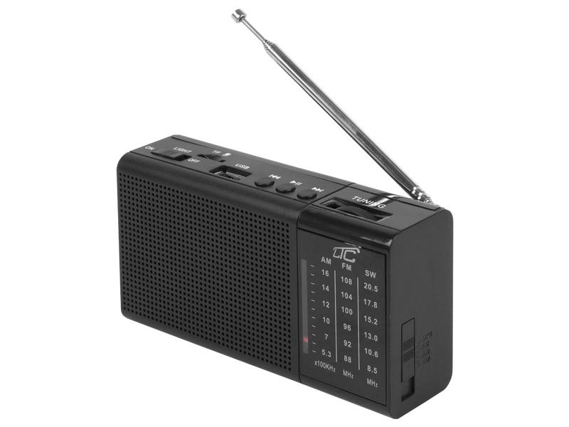 Radio LTC REGA czarne CB-20010
