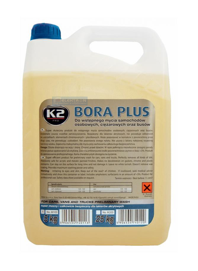 Płyn do mycia wstępnego K2 Bora plus 5kg CB-250174 - Kliknij obrazek, aby zamknłć