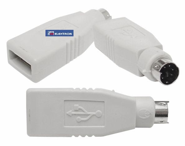 Adaptor PS/2 wtyk - USB gniazdo CB-31083
