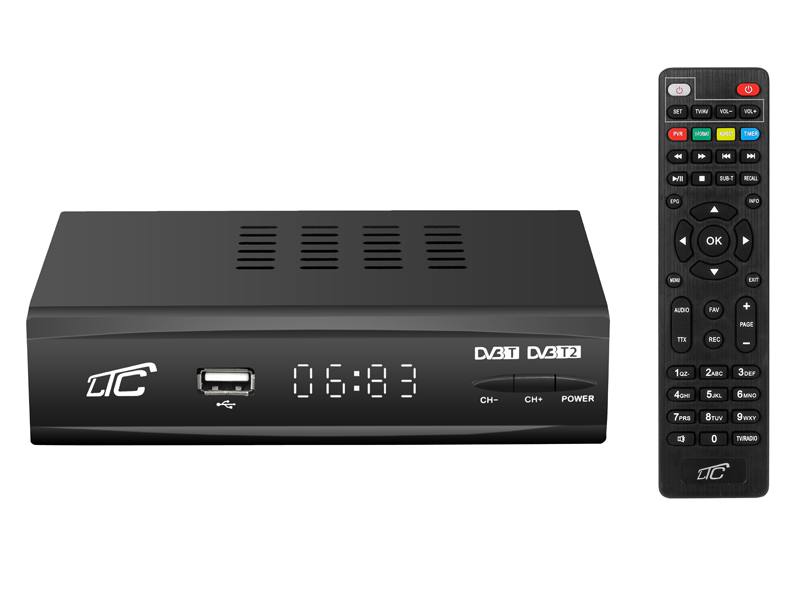 Tuner DVB-T2 LTC HD202 TV naziemnej CB-350049 - Kliknij obrazek, aby zamknłć