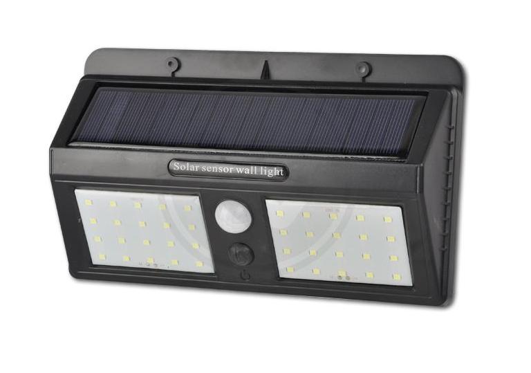 Lampa LED solarna 40xSMD z czujnikiem CB-450053