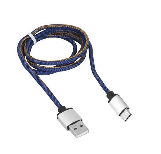 Kabel USB typ C - USB jeans 1m CB-5034K