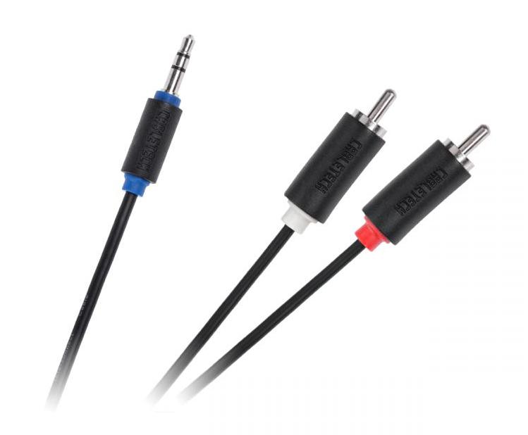 Kabel Jack 3.5-2xRCA 1m Premium CB-5084K