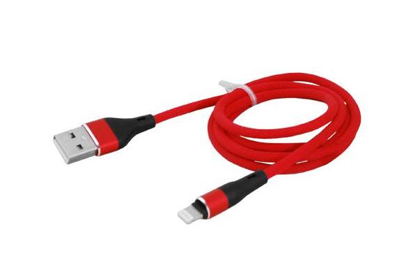 Kabel iPhone - USB czerwony 2m 8-Pin CB-5099K