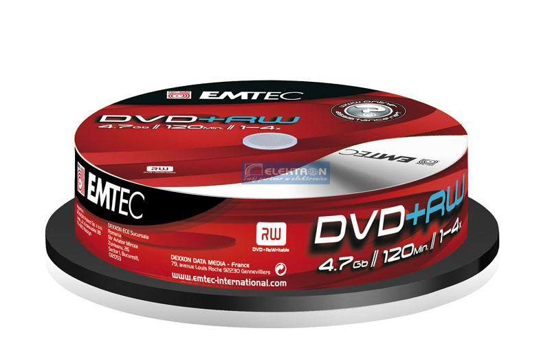 Płyta DVD+RW Emtec 4.7GB CB-51036