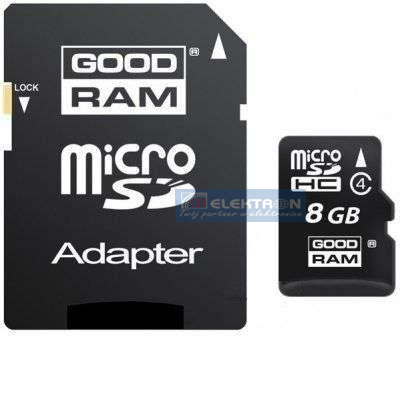 Karta pamięci GoodRam microSD 8GB CB-51161