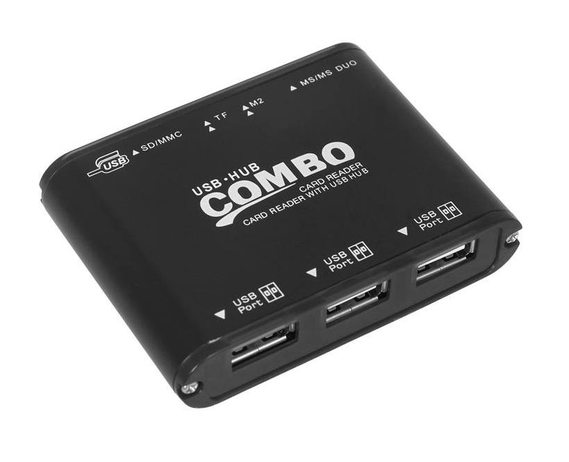 Czytnik kart Combo microSD M2 SDHC CB-51162