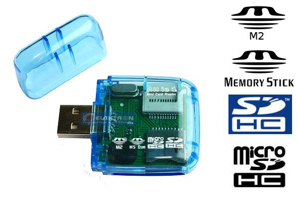 Czytnik kart SD MicroSD M2 CB-51165