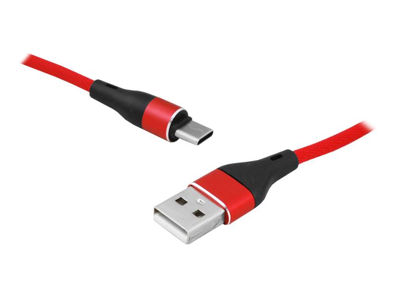 Kabel USB - Typ C czerwony 2m CB-5197K