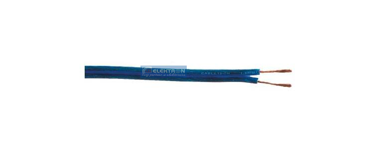 Kabel głośnikowy 2x1.0mm niebieski CB-5215