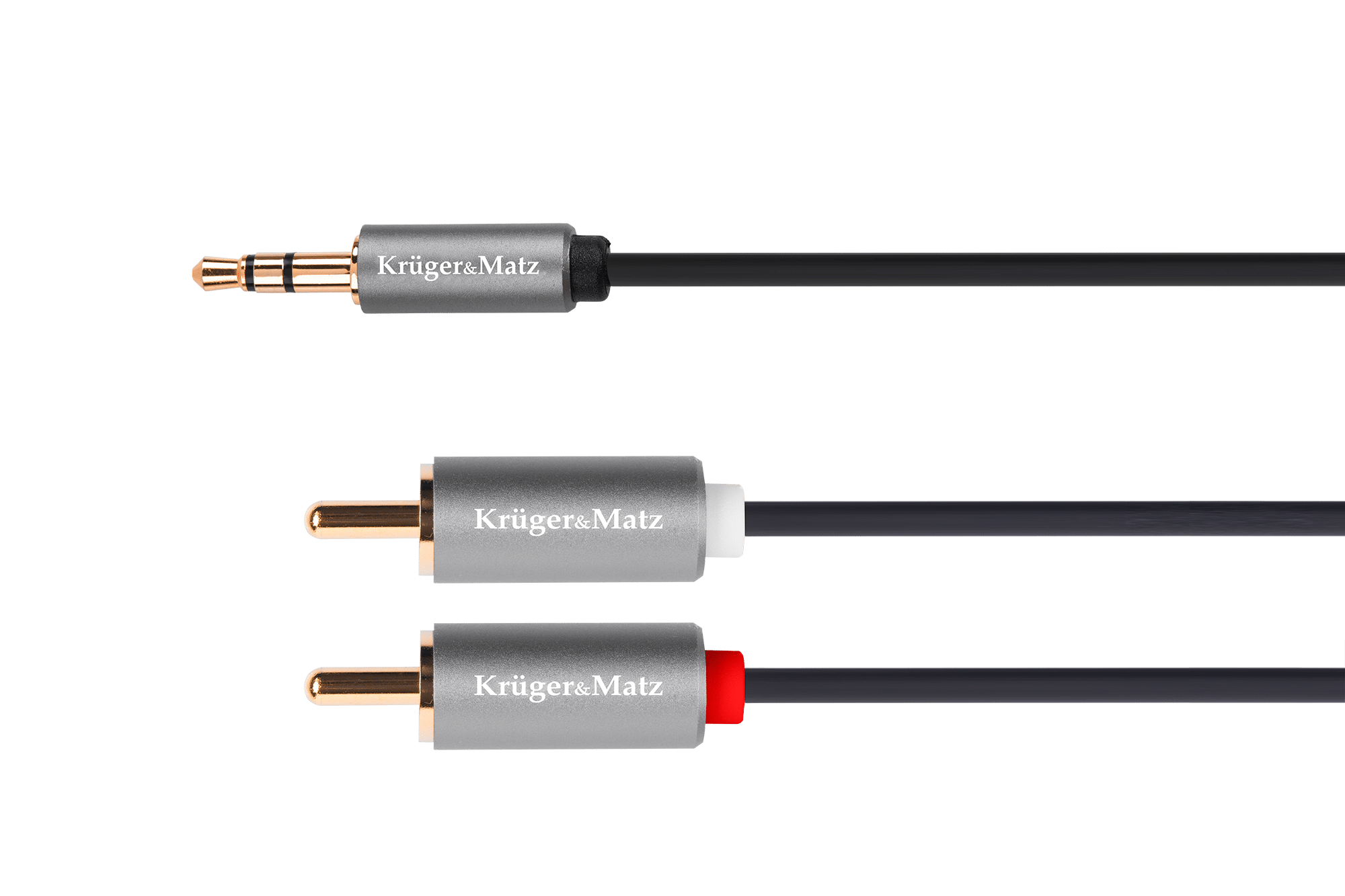 Kabel Jack 3,5 wt - 2xRCA Kruger&Matz 10m CB-5255K