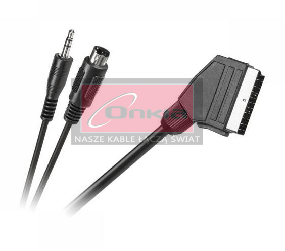 Kabel Onkia Euro-SVHS+Jack 3.5 10m Eco ON-5266