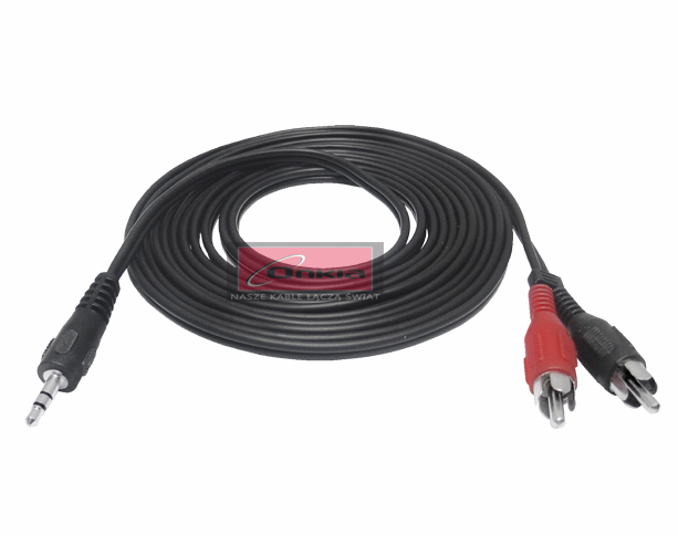 Kabel Jack 3.5-2xRCA 3m CB-5461