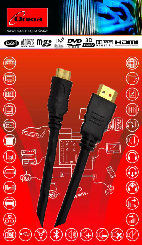 Kabel HDMI-HDMI Kruger&Matz 1.8m CB-5474