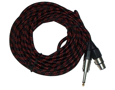 Kabel Onkia mikrofonowy GN XLR WT Jack 6.3 ON-5497
