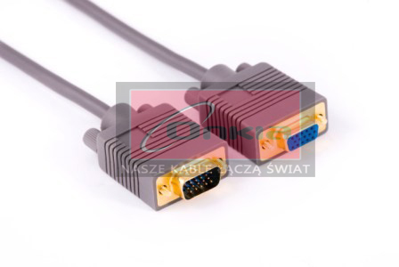 Kabel Onkia VGA wtyk-gniazdo 1.5m Economy ON-5532
