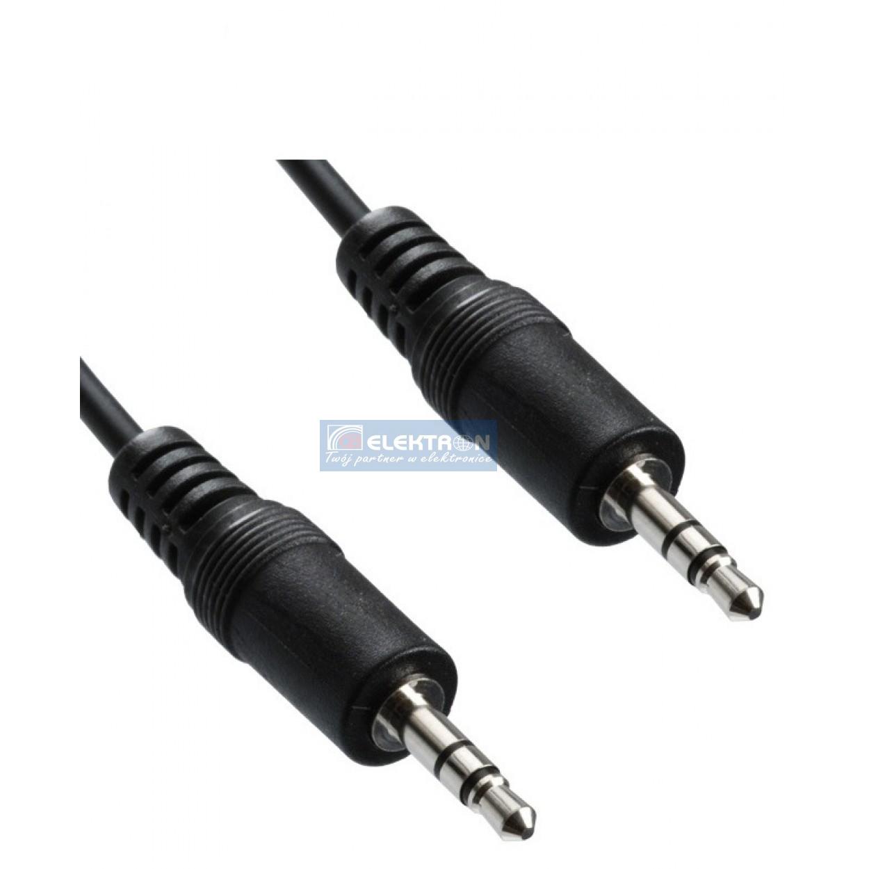 Kabel Jack 3.5mm wtyk-wtyk 0.2m CB-5631