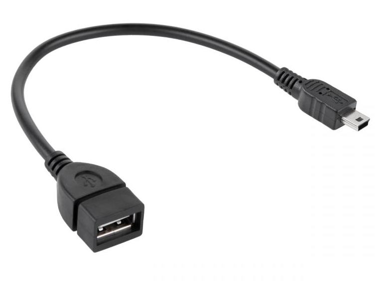 Kabel mini USB-gniazdo USB Premium CB-5845
