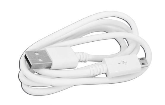 Kabel USB-micro USB 1m biały Premium CB-5974