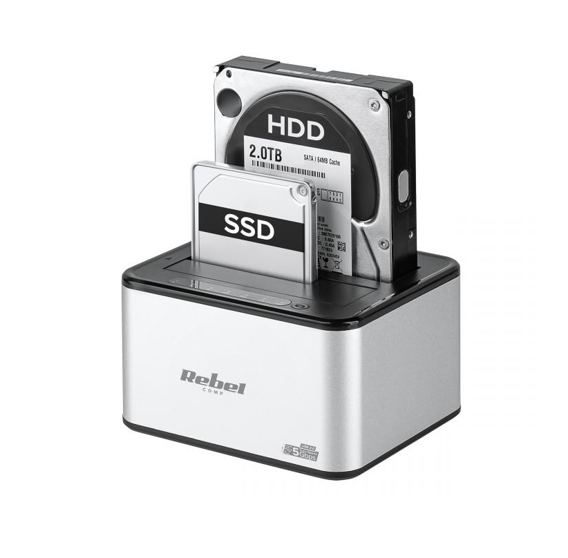 Stacja dokująca HDD/SSD USB 3.0 Rebel CB-600658