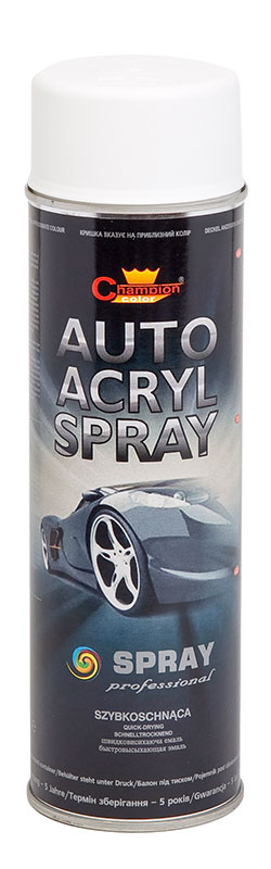 Spray biały MAT 500ml R9003 Champion CB-710245