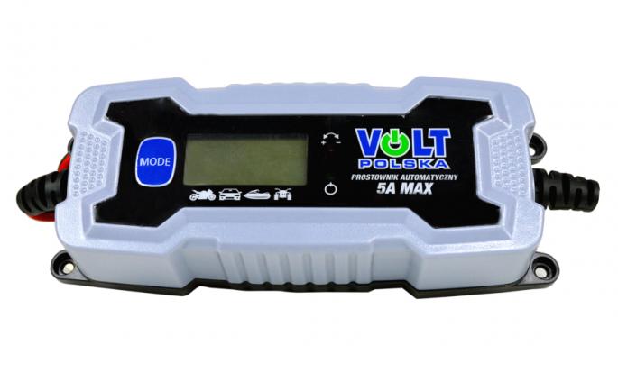 Prostownik automatyczny 6/12V 5A LCD CB-74041
