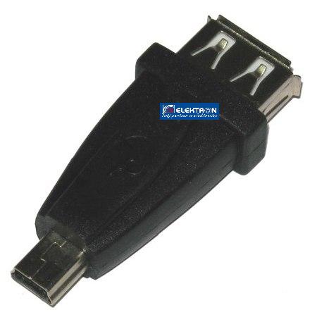 Przejście USB gniazdo-mini USB wtyk CB-90052