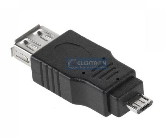 Przejście USB gniazdo-micro USB wtyk CB-90109